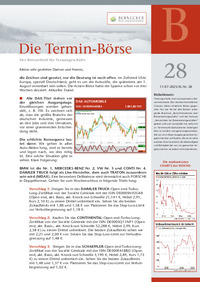 Die Termin-Börse Nr. 28 vom 11.07.2025