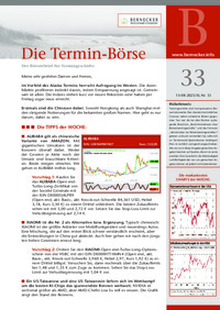 Die Termin-Börse Nr. 33 vom 15.08.2025