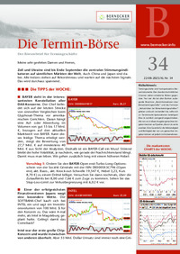 Die Termin-Börse : Die Termin-Börse Nr. 34 vom 22.08.2025