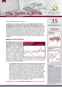 Die Termin-Börse Nr. 35 vom 28.08.2026