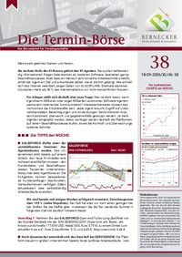 Die Termin-Börse Nr. 38 vom 18.09.2026