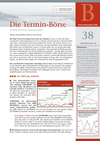 Die Termin-Börse Nr. 38 vom 19.09.2025