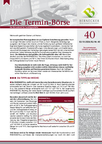 Die Termin-Börse Nr. 40 vom 02.10.2026