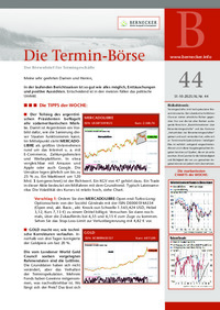 Die Termin-Börse Nr. 44 vom 31.10.2025