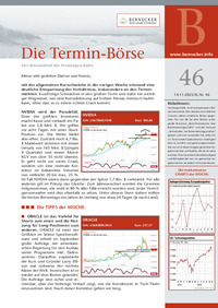 Die Termin-Börse Nr. 46 vom 14.11.2025