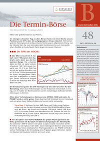 Die Termin-Börse Nr. 48 vom 28.11.2025