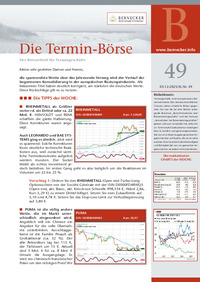 Die Termin-Börse Nr. 49 vom 05.12.2025