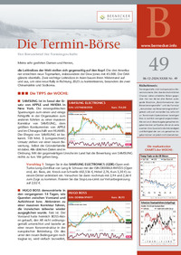 Die Termin-Börse Nr. 49 vom 06.12.2024