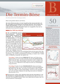 Die Termin-Börse Nr. 50 vom 12.12.2025
