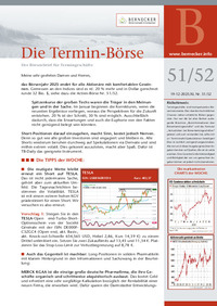 Die Termin-Börse : Die Termin-Börse Nr. 51-52 vom 19.12.2025