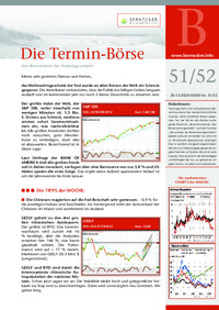 Die Termin-Börse : Die Termin-Börse Nr. 5152 vom 20.12.2024