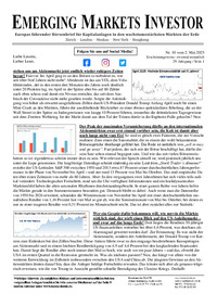 EMERGING MARKETS INVESTOR Nr. 10 vom 02.05.2025