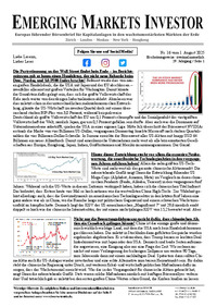 EMERGING MARKETS INVESTOR Nr. 16 vom 01.08.2025