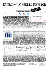 EMERGING MARKETS INVESTOR Nr. 17 vom 15.08.2025