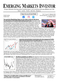 EMERGING MARKETS INVESTOR Nr. 22 vom 31.10.2024