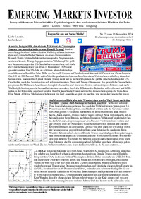 EMERGING MARKETS INVESTOR Nr. 23 vom 15.11.2024