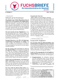 FUCHS-BRIEFE Nr. 21 vom 16.03.2026