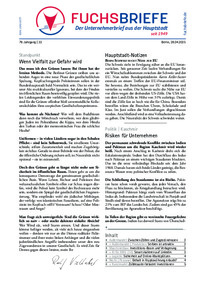 FUCHS-BRIEFE Nr. 32 vom 28.04.2025