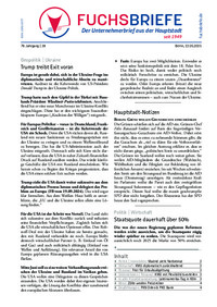 FUCHS-BRIEFE Nr. 39 vom 22.05.2025
