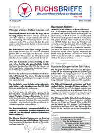 FUCHS-BRIEFE Nr. 40 vom 26.05.2025