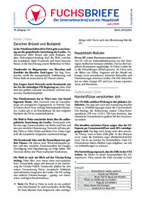 FUCHS-BRIEFE Nr. 41 vom 29.05.2025