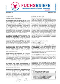 FUCHS-BRIEFE Nr. 48 vom 23.06.2025