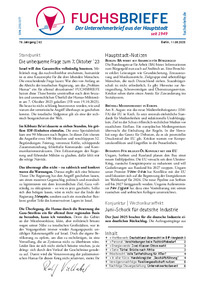 FUCHS-BRIEFE Nr. 62 vom 11.08.2025