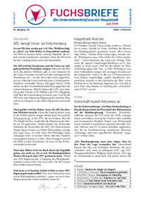 FUCHS-BRIEFE Nr. 66 vom 24.08.2026