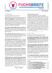FUCHS-BRIEFE Nr. 70 vom 08.09.2025