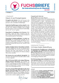FUCHS-BRIEFE Nr. 74 vom 22.09.2025