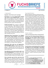 FUCHS-BRIEFE Nr. 76 vom 29.09.2025