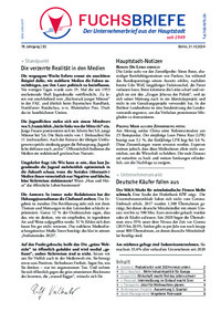 FUCHS-BRIEFE : FUCHS-BRIEFE Nr. 83 vom 21.10.2024