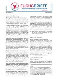 FUCHS-BRIEFE Nr. 85 vom 29.10.2026