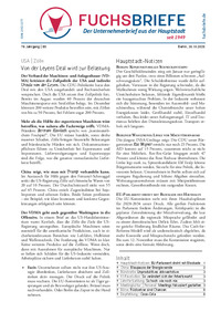 FUCHS-BRIEFE Nr. 85 vom 30.10.2025