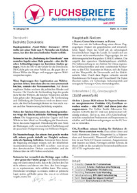 FUCHS-BRIEFE Nr. 88 vom 10.11.2025