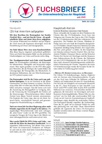 FUCHS-BRIEFE Nr. 96 vom 08.12.2025