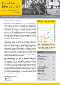 Frankfurter Börsenbrief : Frankfurter Börsenbrief Nr. 43 vom 23.10.2025