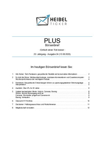 HEIBEL-Ticker PLUS Nr. 24 vom 13.06.2025
