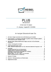 HEibel-Ticker PLUS Nr. 33 vom 14.08.2026