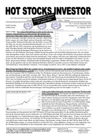 HOT STOCKS INVESTOR : HOT STOCKS INVESTOR Nr. 1 vom 20.12.2024