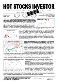 HOT STOCKS INVESTOR Nr. 16  vom 09.08.2024