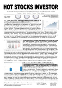 HOT STOCKS INVESTOR : HOT STOCKS INVESTOR Nr. 18 vom 13.09.2024