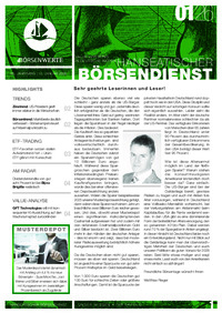 Hanseatischer Börsendienst Nr. 01 vom 12.01.2026
