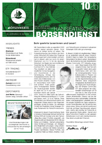 Hanseatischer Börsendienst Nr. 10 vom 18.05.2026