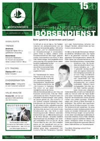 Hanseatischer Börsendienst Nr. 15 vom 27.07.2026