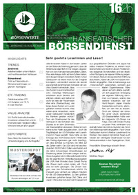 Hanseatischer Börsendienst Nr. 16 vom 10.08.2026
