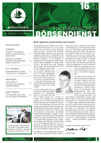 Hanseatischer Börsendienst Nr. 16 vom 11.08.2025