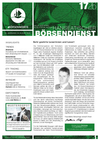 Hanseatischer Börsendienst Nr. 17 vom 24.08.2026