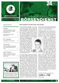 Hanseatischer Börsendienst Nr. 24 vom 18.11.2024