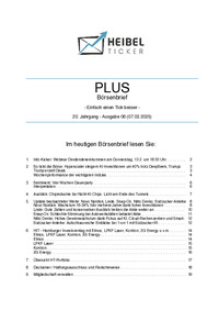 Heibel-Ticker PLUS Nr. 06 vom 07.02.2025